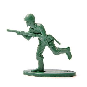 soldado verde plastico