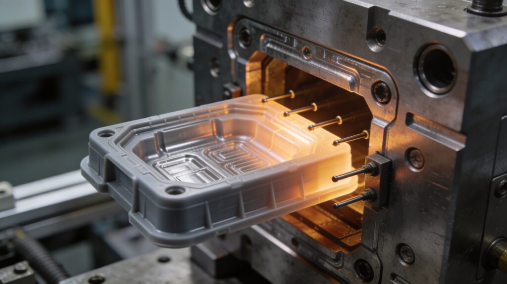 Diseño y simulación 3D del molde​